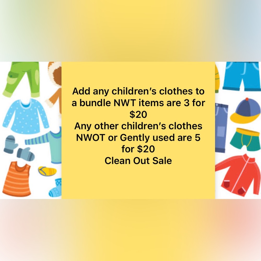 CLEAN OUT SALE